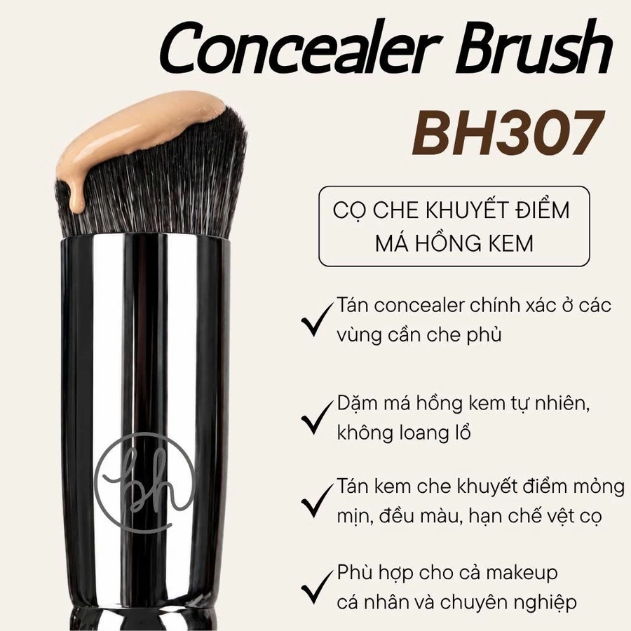 Cọ Che Khuyết Điểm BH Cosmetics Concealer Brush BH307